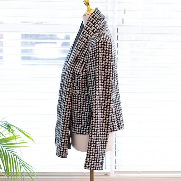 Cabi #3905 Houndstooth Shawl & Blazer // Jacket Size M w/shoulder pads - Picture 9 of 16